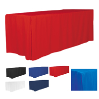 4-Sided Fitted Style Table Covers & Table Throws (Blanks) / Fit 6 Foot Table